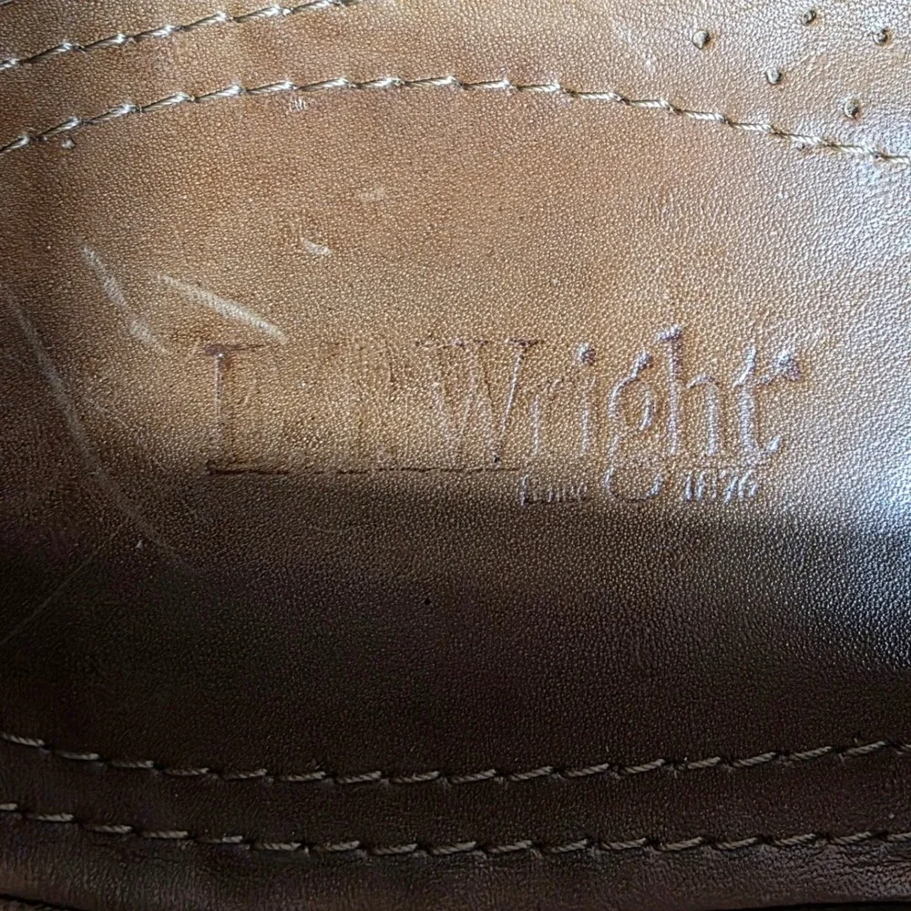 E.T.‎ Wright Penny Loafers Black Brown Two Tone Pebbled Leather Vibram Mens 10D